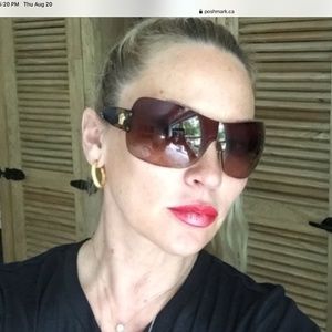 Versace wraparound sunglasses
